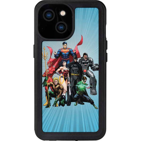 Justice League Heroes Stance 1 iPhone 13 Mini Waterproof Case