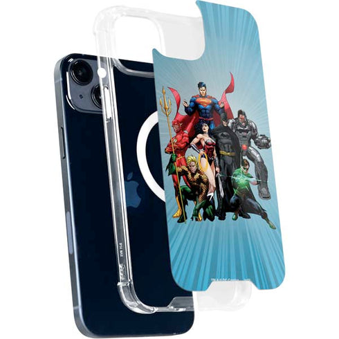 Justice League Heroes Stance 1 iPhone 15 Plus MagSafe Case