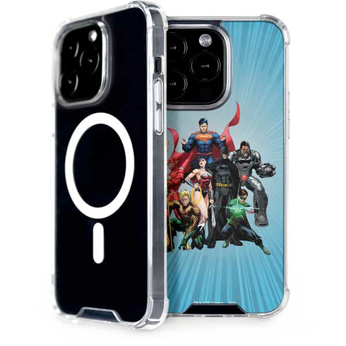 Justice League Heroes Stance 1 iPhone 14 Pro MagSafe Case