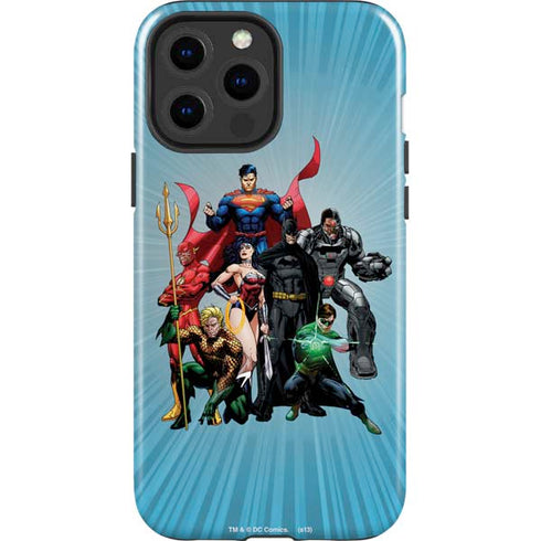 Justice League Heroes Stance 1 iPhone 15 Pro Max Impact Case