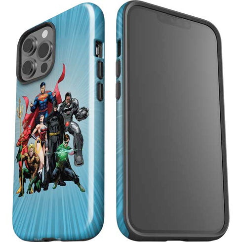 Justice League Heroes Stance 1 iPhone 15 Pro Max Impact Case