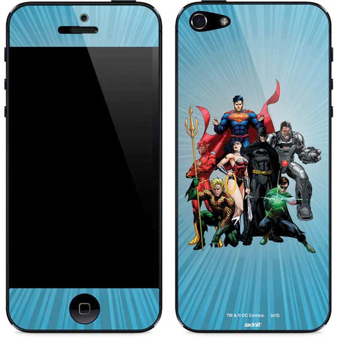 Justice League Heroes Stance 1 iPhone 5/5s/5SE Skin