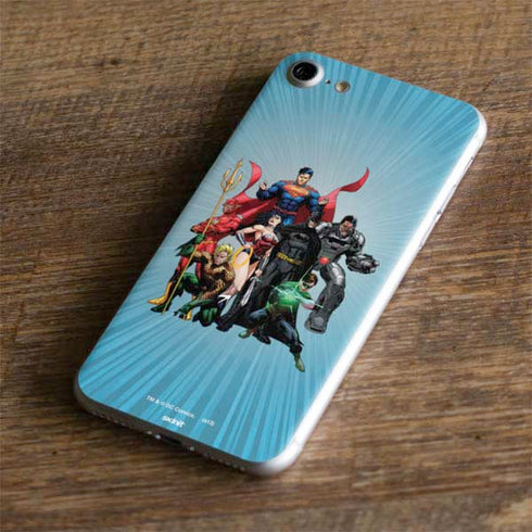 Justice League Heroes Stance 1 iPhone 8 Skin