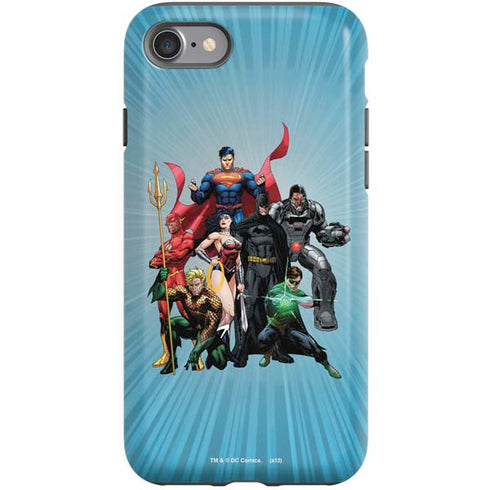 Justice League Heroes Stance 1 iPhone SE (2nd & 3rd Gen) Pro Case