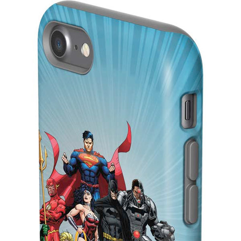 Justice League Heroes Stance 1 iPhone SE (2nd & 3rd Gen) Pro Case