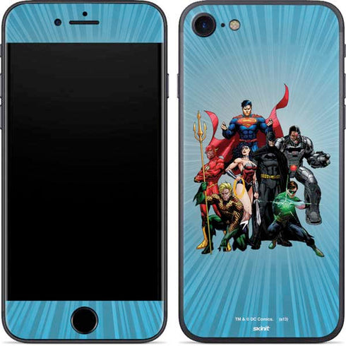 Justice League Heroes Stance 1 iPhone SE (2nd & 3rd Gen) Skin