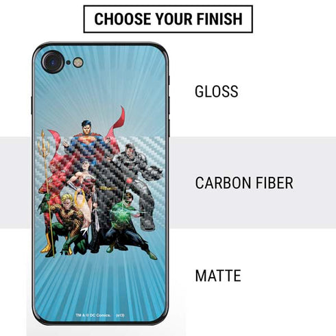 Justice League Heroes Stance 1 iPhone SE (2nd & 3rd Gen) Skin