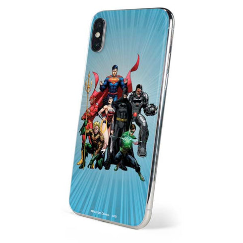 Justice League Heroes Stance 1 iPhone XS Skin