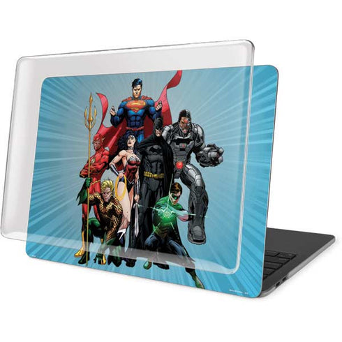 Justice League Heroes Stance 1 MacBook Pro 15in (2016-19) Case plus Skin