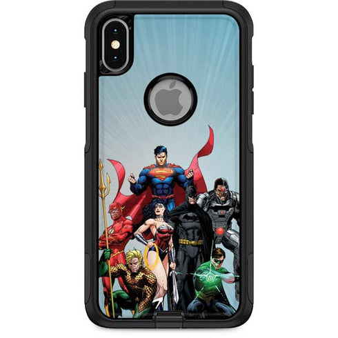 Justice League Heroes Stance 1 Otterbox Commuter iPhone Skin