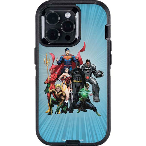 Justice League Heroes Stance 1 Otterbox Defender iPhone Skin