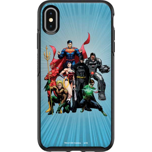 Justice League Heroes Stance 1 Otterbox Symmetry iPhone Skin