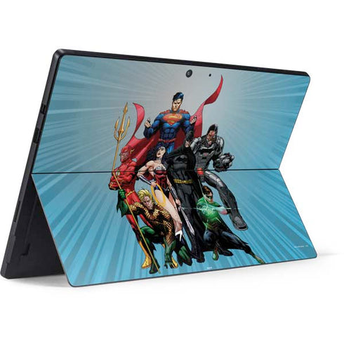 Justice League Heroes Stance 1 Surface Pro 7 Skin