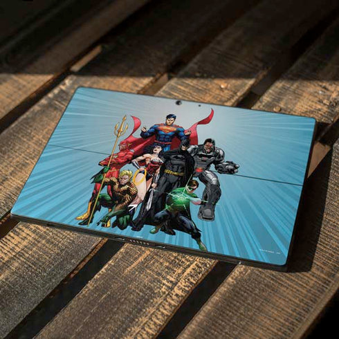 Justice League Heroes Stance 1 Surface Pro 7 Skin