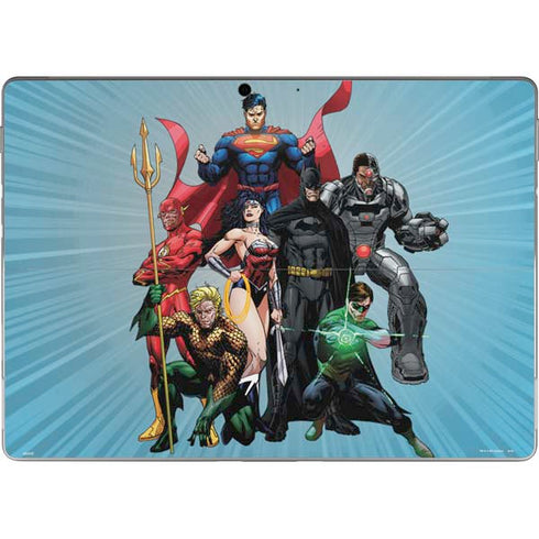 Justice League Heroes Stance 1 Surface Pro 8 Skin