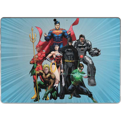 Justice League Heroes Stance 1 Surface Pro 9 Skin