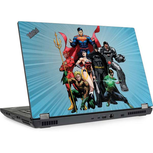 Justice League Heroes Stance 1 Lenovo ThinkPad Skin