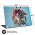 Justice League Heroes Stance 1 Universal Laptop 11in (8.8 x 6.2in) Skin