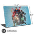 Justice League Heroes Stance 1 Universal Laptop 14in (11.4 x 8.2in) Skin