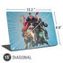 Justice League Heroes Stance 1 Universal Laptop 15in (12.2 x 8.8in) Skin