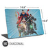 Justice League Heroes Stance 1 Universal Laptop 18in (14.6 x 10.6in) Skin