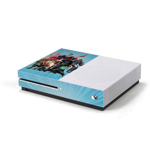 Justice League Heroes Stance 1 Xbox One S Console Skin