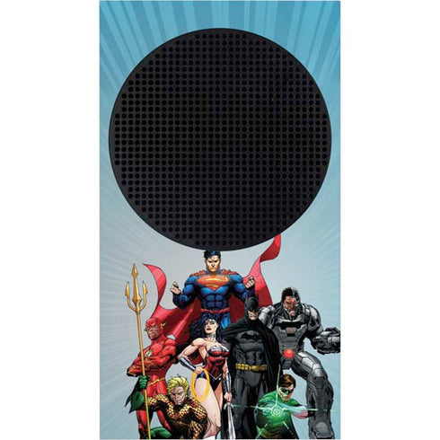 Justice League Heroes Stance 1 Xbox Series S Console Skin
