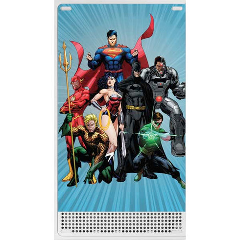Justice League Heroes Stance 1 Xbox Series S Console Skin