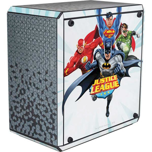 Justice League Team Power Up Cooler Master MasterBox Q300L Mini Tower Skin