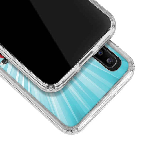 Justice League Team Power Up Galaxy A30 Clear Case
