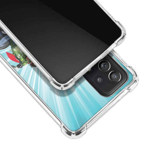 Justice League Team Power Up Galaxy A52 5G Clear Case