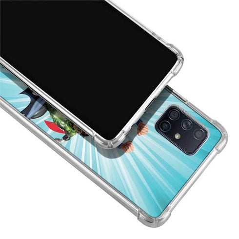 Justice League Team Power Up Galaxy A71 5G Clear Case