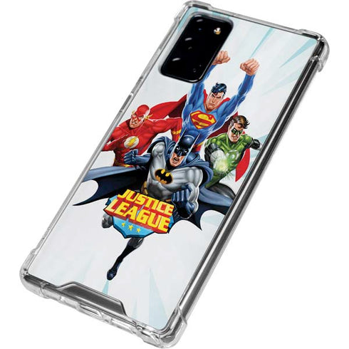 Justice League Team Power Up Galaxy Note20 5G Clear Case