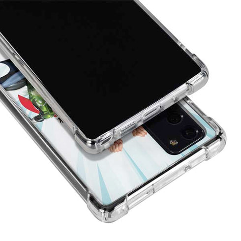 Justice League Team Power Up Galaxy Note20 5G Clear Case