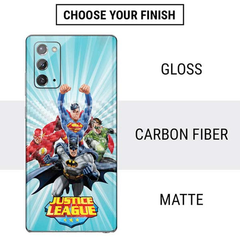 Justice League Team Power Up Galaxy Note20 5G Skin