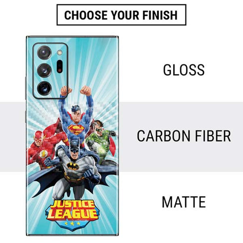 Justice League Team Power Up Galaxy Note20 Ultra 5G Skin