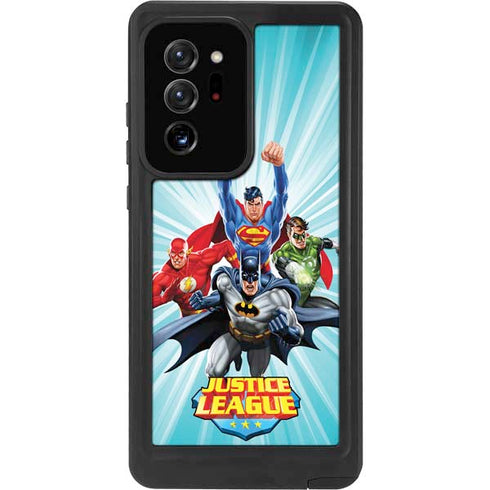 Justice League Team Power Up Galaxy Note20 Ultra 5G Waterproof Case