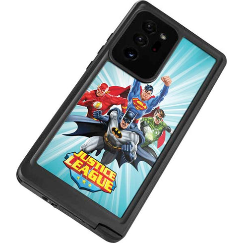 Justice League Team Power Up Galaxy Note20 Ultra 5G Waterproof Case