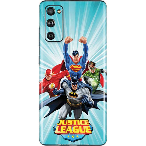 Justice League Team Power Up Galaxy S20 Fan Edition Skin