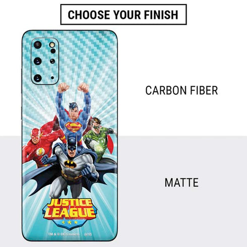 Justice League Team Power Up Galaxy S20 Plus Skin