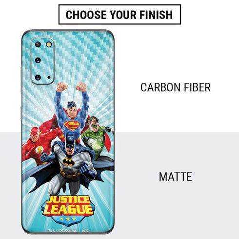 Justice League Team Power Up Galaxy S20 Skin