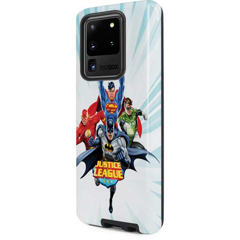 Justice League Team Power Up Galaxy S20 Ultra 5G Pro Case
