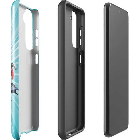 Justice League Team Power Up Galaxy S21 5G Pro Case