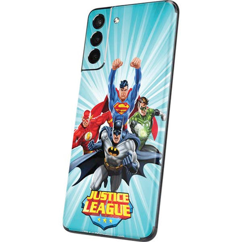 Justice League Team Power Up Galaxy S21 5G Skin
