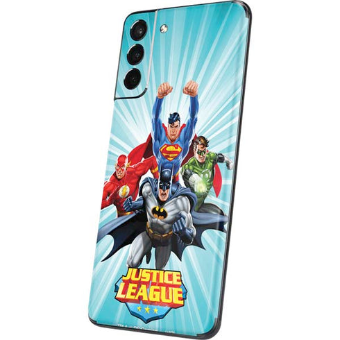 Justice League Team Power Up Galaxy S21 Plus 5G Skin