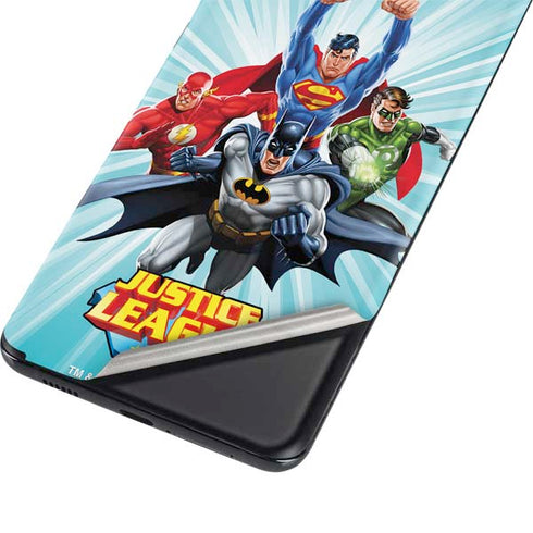 Justice League Team Power Up Galaxy S21 Plus 5G Skin