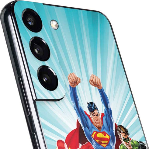 Justice League Team Power Up Galaxy S22 Plus Skin