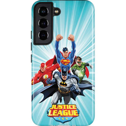 Justice League Team Power Up Galaxy S22 Pro Case