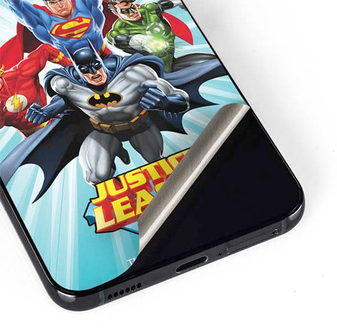 Justice League Team Power Up Galaxy S22 Skin