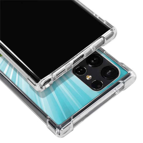 Justice League Team Power Up Galaxy S22 Ultra Clear Case